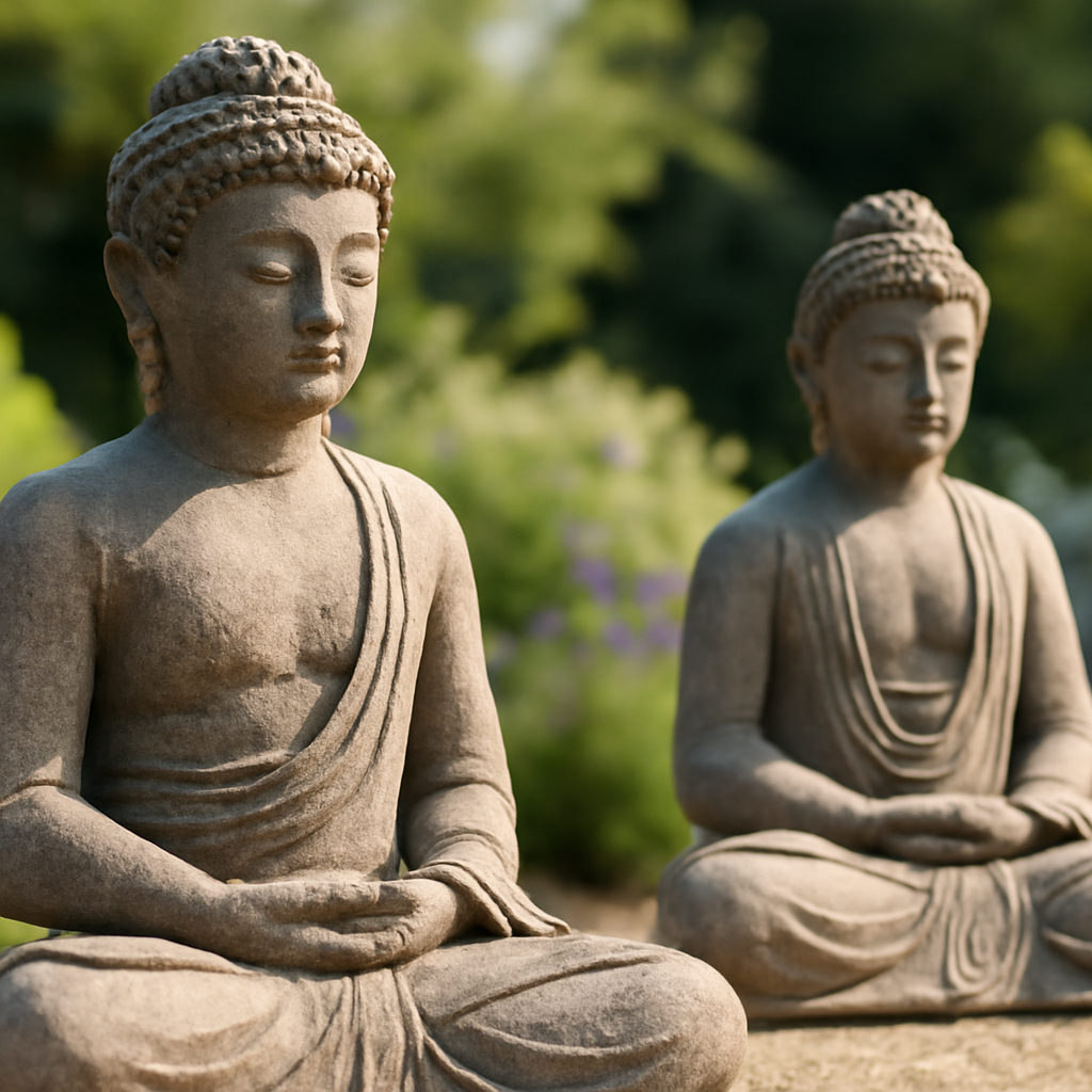 Rasentrimmer – Anwendung im Garten (KI)