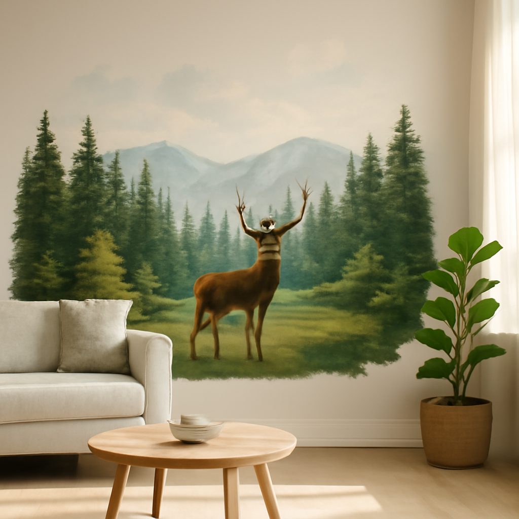 Rasentrimmer – Anwendung im Garten (AI)