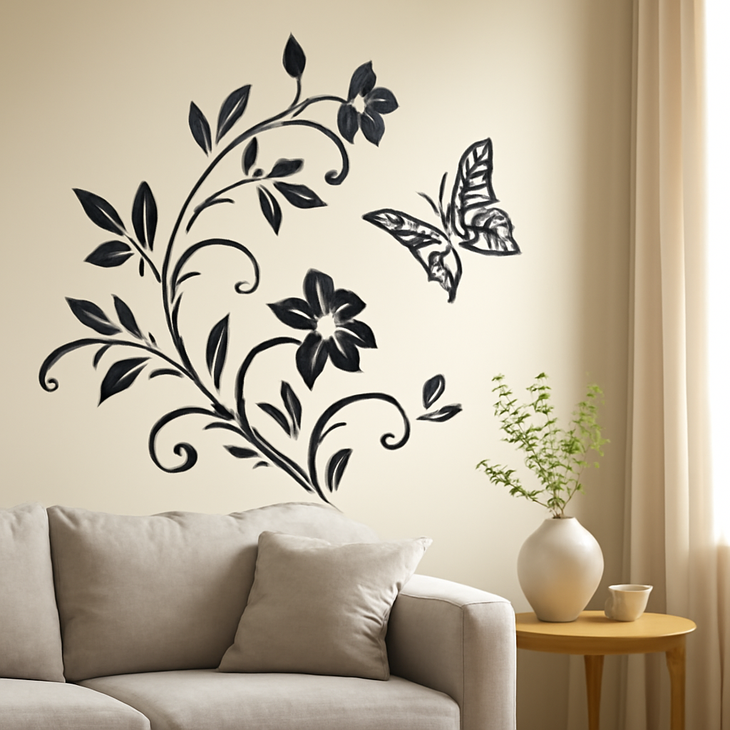 Rasentrimmer – Anwendung im Garten (AI)